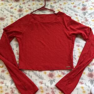 Limited Edition Zyia Red Snowflake Crop Top (2XL) Fits Med/Lg Zyia Active